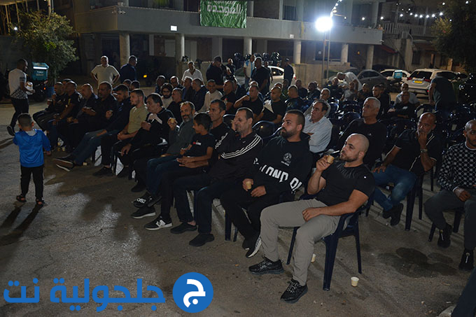 لقاء انخابي حاشد للقائمة الموحدة في بيت الأخ اكرم عابد في جلجولية 